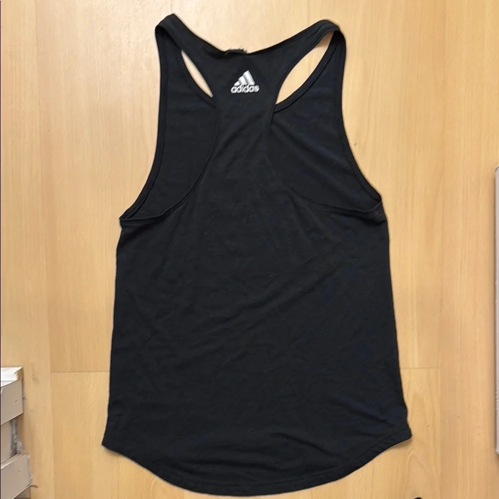 Adidas Racerback Black Tank Top - Picture 2 of 3